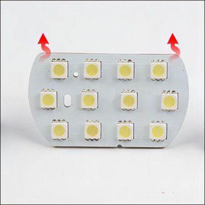 12 Yüksek Işıklı LED'lerle PCB Kartı Üretimi Araç Okuması için Ligt Bağlanmayı ve Şarj Etmeyi Destekler