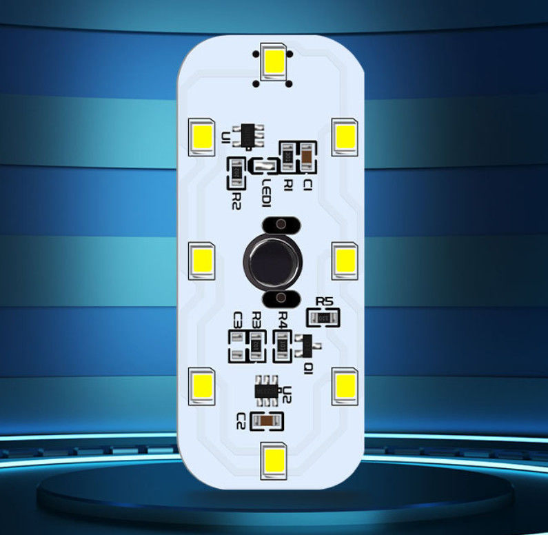 Sert Çok Katmanlı PCB Üretici 12 Yüksek Işıklı LED ile Araba Okuması Işık Destek Dokunmatik Değiştirme USB Şarj