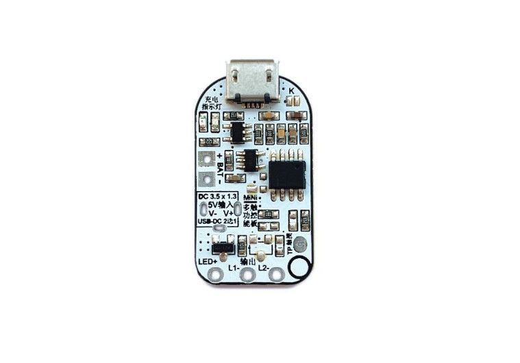 PCBA Touch Control Masa Lampası Üç Adımsız Hafiflendirme LED Desteği Şarj ve Deşarj Koruması
