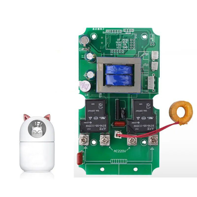 Özel Taşınabilir Mini Küçük Aroma Difüzörü PCBA USB Şarj edilebilir Nemlendiriciler PCB Basılı Devre Kartı