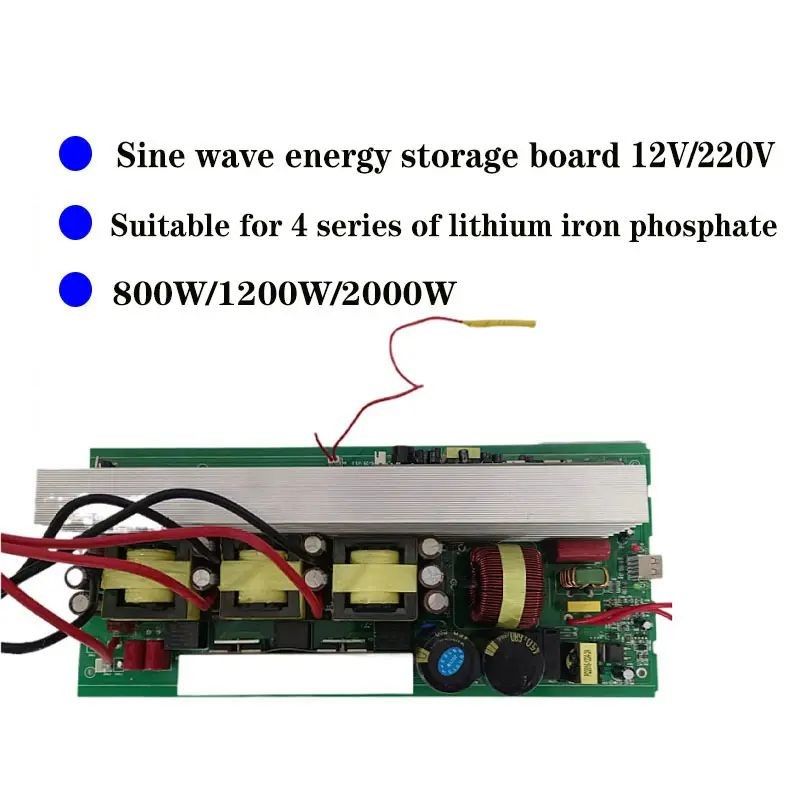 800W 1200W 2000W LiFePO4 Batarya Enerji depolama Güç kaynağı Inverter Flex PCB Üretimi