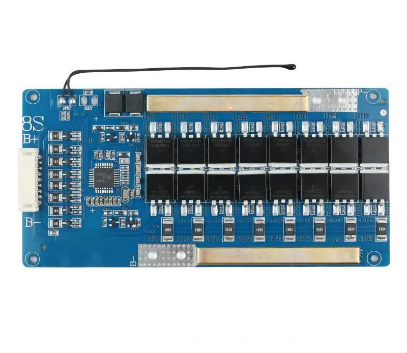 8 Serisi Lityum Demir Fosfat Pil Koruma Kartı 24V 40A 50A 60A Çevrimiçi PCB Üretimi