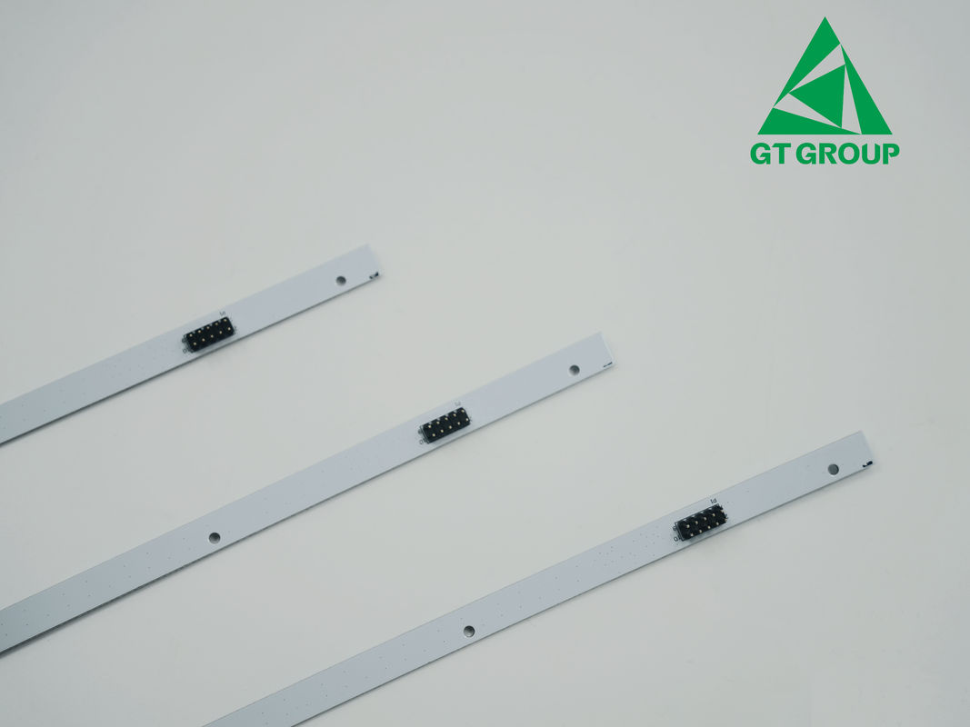 1.60mm 1/1/OZ 4 katmanlı PCBA basılı devre kartı mürekkeple doludur LED ışık çubuğunda kullanılır