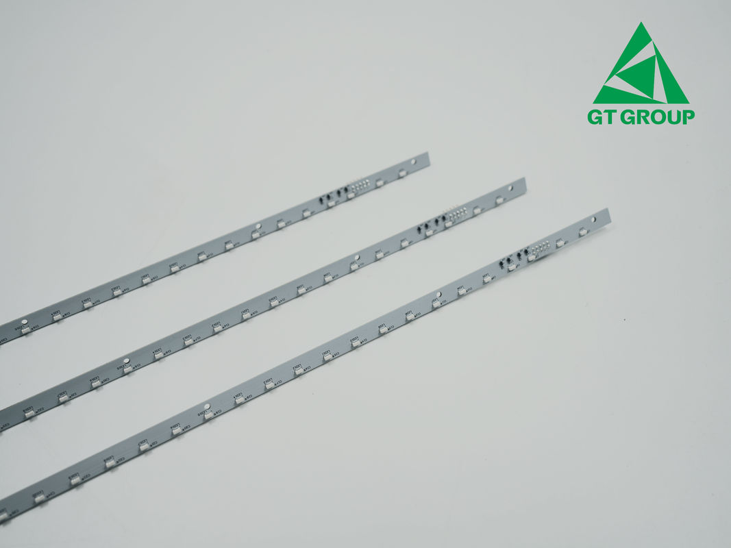 1.60mm 1/1/OZ 4 katmanlı PCBA basılı devre kartı mürekkeple doludur LED ışık çubuğunda kullanılır